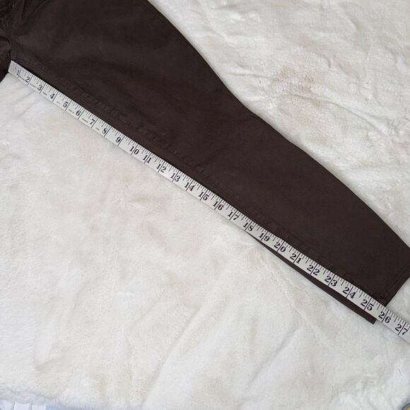 L’agence Margot High Rise Skinny Taille Haute Etroit in Coco Size 25 - Picture 8 of 11
